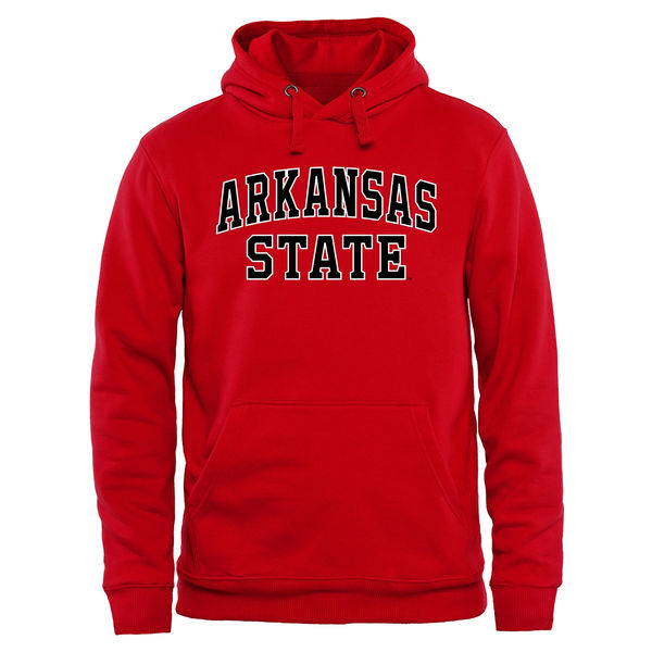 Men NCAA Arkansas State Red Wolves Everyday Pullover Hoodie Red